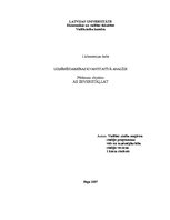 Paraugs 'Uzņēmējdarbības kvantitatīvā analīze, matemātiskie modeļi (1.laboratorijas darbs', 1.