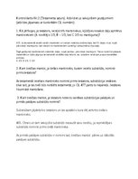 Konspekts 'Mantojuma tiesības - testamenta saturs', 1.