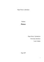 Referāts 'Platons', 1.