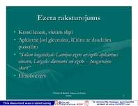 Prezentācija 'Ežezera raksturojums', 6.