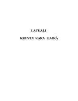 Referāts 'Krusta kari', 1.