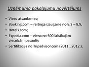 Prezentācija 'Prakse viesnīcā', 12.