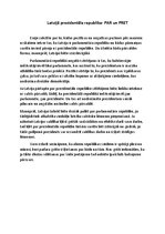 Eseja 'Latvijā - prezidentāla republika. Par vai pret', 1.