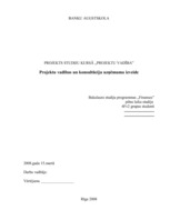 Referāts 'Projektu vadības un konsultāciju uzņēmuma izveide', 1.