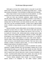 Eseja 'Vai deviance kļūs par normu', 1.