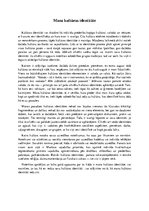 Eseja 'Mana kultūras identitāte', 1.