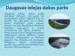Prezentācija 'Dabas parki pie Daugavas', 2.