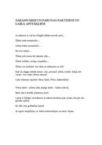 Konspekts 'Projekts dabasziņībās sākumskolā. Ūdens un laika apstākļi', 13.