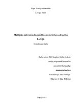 Referāts 'Multiplās sklerozes diagnostikas un ārstēšanas iespējas Latvijā', 1.
