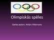 Prezentācija 'Olimpiskās spēles: rašanās un būtība', 1.