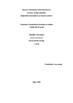 Eseja 'Tiesību nozares', 1.