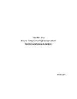 Biznesa plāns 'Pakalpojumu sniegšanas organizācija, skaistumkopšana', 1.