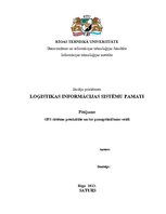 Paraugs 'GPS sistēmu precizitāte un tās paaugstināšanas veidi. Loģistikas laboratorijas d', 1.