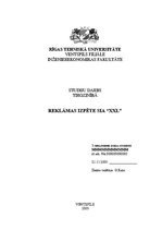 Referāts 'Reklāmas izpēte SIA "XXL"', 7.