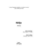 Referāts 'Itālija', 1.