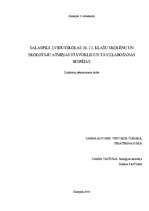 Referāts 'Salaspils 2.vidusskolas 10.-12.klašu skolēnu un skolotāju atmiņas stāvoklis un t', 1.