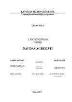 Referāts 'Naudas agregāti', 1.