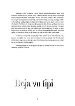 Referāts 'Deja Vu', 9.