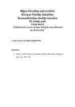 Konspekts 'Sporta un mediju attiecības', 1.