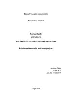 Paraugs 'Būvdarbu tehnoloģija un darba drošība', 1.