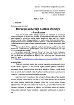 Paraugs 'Mājas darbs studiju priekšmetam "Loģistikas pamati"', 1.