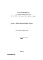 Referāts 'Maksa Vēbera birokrātijas teorija', 1.