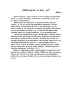 Eseja 'Māksla gara ir, bet dzīve - īsa (Gēte)', 1.