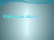 Prezentācija 'Mākslīgais aborts', 1.