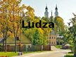 Prezentācija 'Pilsēta Ludza', 1.