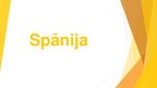Prezentācija 'Spānija', 1.