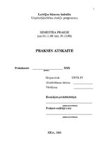 Prakses atskaite 'Prakses atskaite', 1.