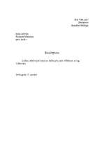 Paraugs 'Iesniegums', 1.