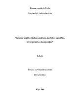 Referāts 'Kruīzu kuģi kā tūrisma sektors, darbības specifika, ievērojamākās kompānijas', 1.