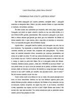 Eseja 'Pārdomas par Lindas Heizerlinkas stāstu "Neteica neko"', 1.