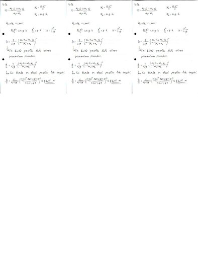 Konspekts 'Fizikas uzdevumu risinājumu apkopojums. Impulsa un enerģijas nezūdamības likumi.', 19.