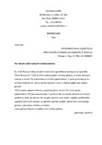 Paraugs 'Apstrīdēšanas iesniegums "Par lēmumu atteikt piešķirt slimības pabalstu"', 1.