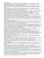 Eseja 'Global Warming', 1.