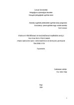 Diplomdarbs 'Stresa novērtēšanas un mazināšanas paņēmieni angļu valodas skolotāju darbā', 1.