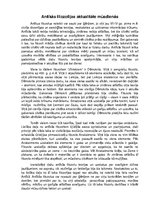 Eseja 'Antīkās filosofijas aktualitāte mūsdienās', 1.