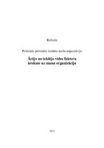 Konspekts 'Organizācijas iekšējā un ārējā vide', 1.