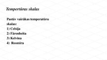 Prezentācija 'Tempertūra. Tempertūru skalas un termometru veidi', 3.