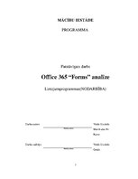 Referāts 'Microsoft Forms analīze', 1.