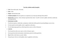 Konspekts 'Latviešu valodas stundas konspekts 3.klasei', 1.