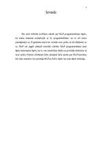 Referāts 'Neirolingvistiskā programmēšana', 3.