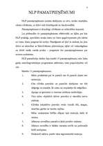 Referāts 'Neirolingvistiskā programmēšana', 8.