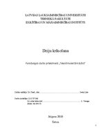 Referāts 'Dziju krāsošana', 1.