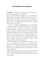 Eseja 'Merkantilisms un mūsdienas', 2.