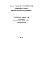 Konspekts 'Finanšu instrumentu veidi', 1.