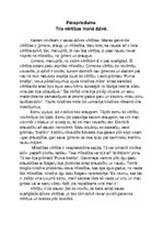 Eseja 'Trīs vērtības manā dzīvē', 1.