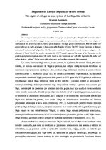 Eseja 'Bēgļu tiesības Latvijas Republikas tiesību sistēmā', 1.